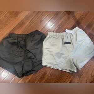 * bundle Fear of God Brown and Cream Athletic Shorts